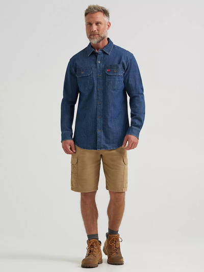 Рубашка Wrangler® RIGGS Workwear® Ground Cloth Denim Work Shirt