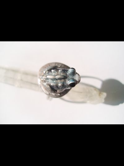 "Каменная Драконья Лягушка", кольцо в стиле фэнтези