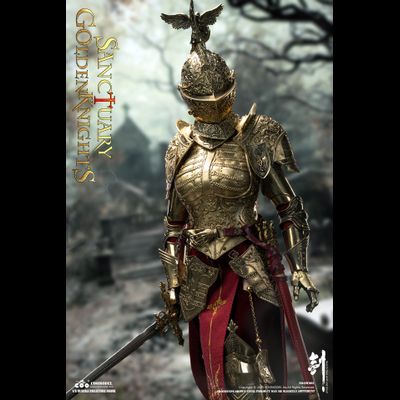 ПРЕДЗАКАЗ - Стражница святилища в золотом - Коллекционная фигурка 1/6 SWORDS OF CHAOS - GOLDEN TEMPLE GUARDIAN (BRASS EDITION) (SW002) - COOMODEL ?ЦЕНА: 43700 РУБ.?