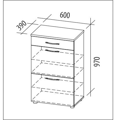 Тумба для обуви «Мэри 39.11»