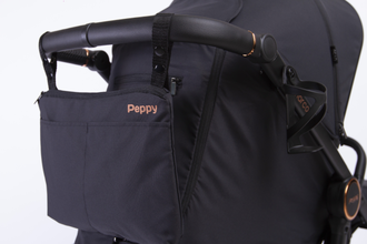 Коляска прогулочная Peppy Marco Rose Black