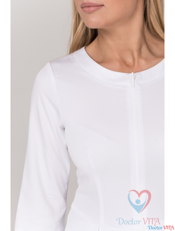 Жакет медицинский Dr.Super "Kelly" белый