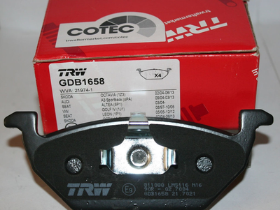 Колодки передние