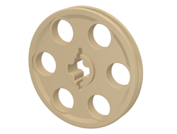 Technic Wedge Belt Wheel Pulley, Tan (4185 / 4141271 / 418505 / 4240278 / 4500977 / 4586563)