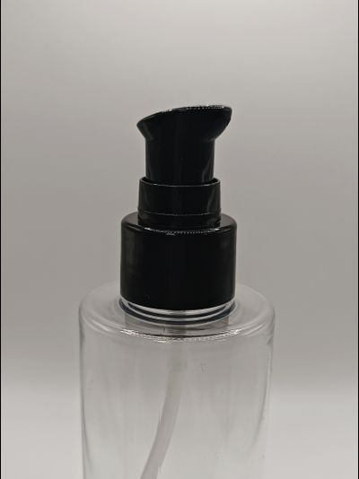 Дозатор для крема 24/415, черный, трубка 130мм, арт.7802