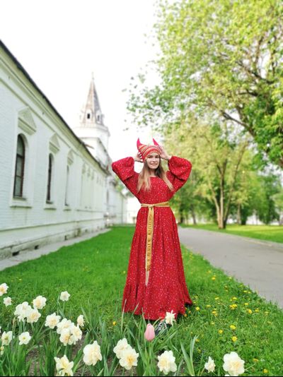 Платье ярусное "Птица Тройка"