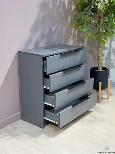 КМ 23 Комод Графит серый