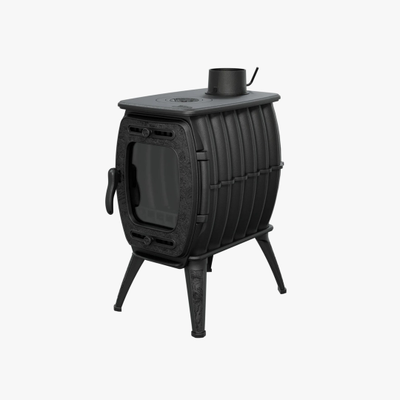 Печь отопительно-варочная Бахта II черная до 180 м3