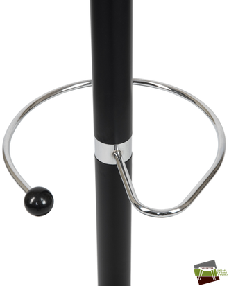 Вешалка напольная DOBRIN BONNY, чёрный мрамор, чёрный