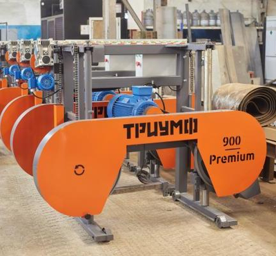 Пилорама Триумф (900) Premium-Пилорама ленточная Алтай -3 (900) Проф 11 Квт., от