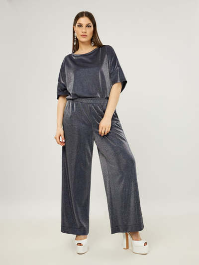 Женские нарядные брюки с переливом