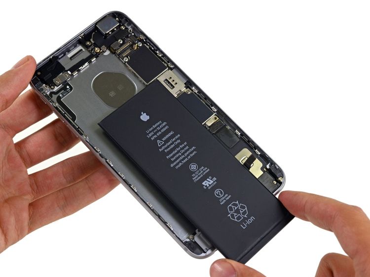 Цены на заменуаккумулятора iPhone 6