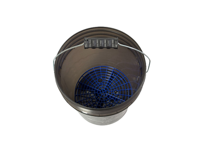 Gloss work car wash bucket Прозрачное ведро для мойки автомобилей с сепаратором GWCW-18