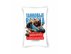 Подушка вертикальная #52 на 23 февраля