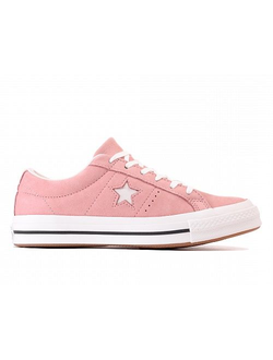 Кеды Converse One Star Pro Leather кожаные белые низкие 172950c фото, официальный магазин конверс