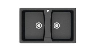 Мойка Марбакс (&quot;Карельский камень&quot;), модель 26 (черный)