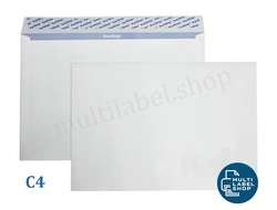 Конверт С4, 229х324, белый, стрип, запечатка, c40.10 *1600
