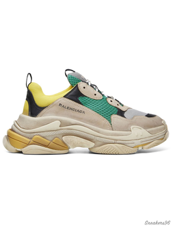 BALENCIAGA TRIPLE S GREEN SNEAKER RELEASE DETAILS  Женские (36-40)