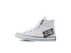 Кеды Converse Chuck Taylor All Star белые высокие с надписями мужские