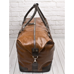 Кожаная дорожная сумка Fidenza Premium cog/brown (арт. 
4036-03)