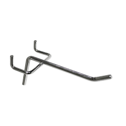 Крючок на перфорацию 100 мм. Хром. Тучков шоп.