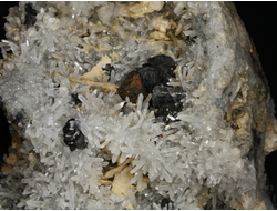 Кварц, Сфалерит (Марматит), Кальцит, Россия, Дальнегорск (180*110*85 мм, 1720 г) №26121