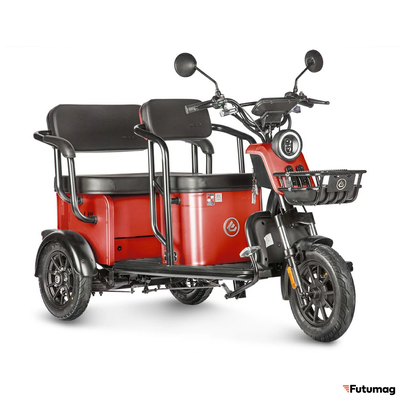 Электротрицикл Wanshida UM+ 60V 1000Вт красный