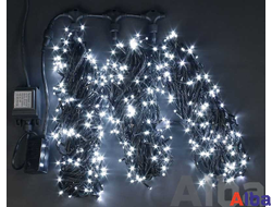 Спайдер 3 Нити по 20 м, IP 54 , статика. Гирлянда светодиодная Белый