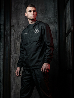 Ветрозащитный костюм самбо BRAVEGARD черный