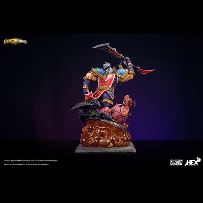 Лирой Дженкинс (серия Warcraft, HearthStone) - КОЛЛЕКЦИОННАЯ СТАТУЯ 1/10 Leeroy Collector's Statue (HEXHS08) - HEX Collectibles x Blizzard