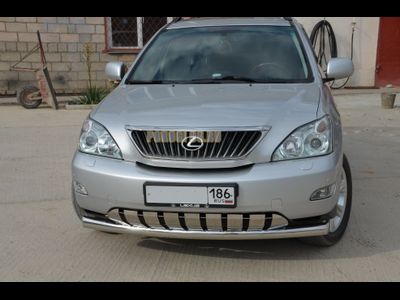 Защита переднего бампера с лепестками	d76 для Lexus RX300/RX330/RX350/RX400h (2003-2009)