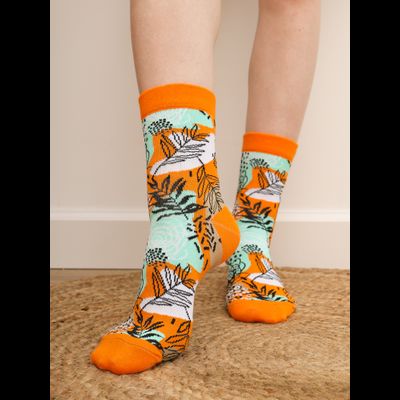 НОСКИ ПРИЯТНО "РЫЖИЕ ЛИСТЬЯ"