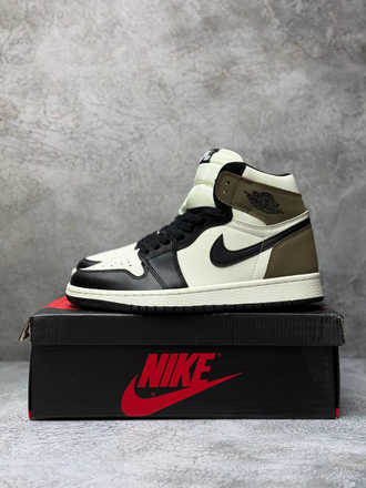 Nike Air Jordan 1 Retro High Dark Mocha  с мехом