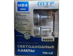 Светодиодные лампы MTF-Light HB4/9006  (5500K)