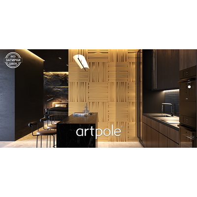 Гипсовая панель BRASH артикул M-0083