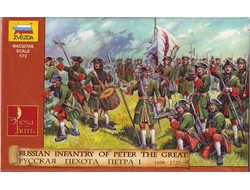 Сборная модель: (Звезда 8049) Русская пехота Петра I