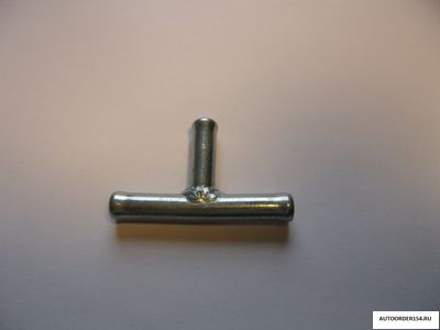 Трубка тройник 10х8х10мм металл угол 90 гр. (цена за 10 шт.)