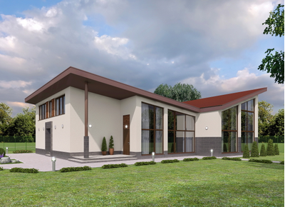 Настроенная сцена экстерьера (Artlantis 5)