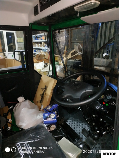 Кабина Т-150 панельная А.151.45.005.80.04 полная комплектация