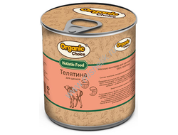 Organic Сhoice 340 г консервы 100 % телятина для щенков