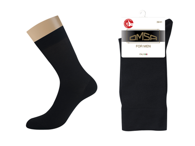 Носки мужские хлопок Omsa Active 103 - черный