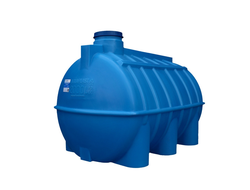 Емкость 2000 литров горизонтальная Аквапласт транспортная