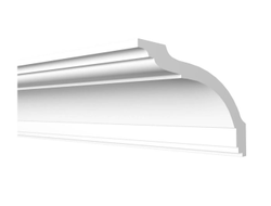 Потолочный плинтус DECOR-DIZAYN DD08, из дюрополимера, под покраску, ударопрочный, 2 метра