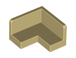 Panel 2 x 2 x 1 Corner, Tan (91501 / 4593748 / 6181752)