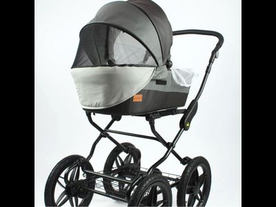 Детская коляска 2 в 1 Cobabe 6300L Серый Экокожа