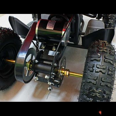 Квадроцикл GreenCamel Гоби K21 (30 Ah 36V 800W R6 Цепь) Красный паук