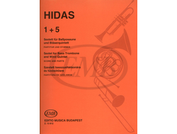 Hidas, Frigyes "1+5" Sextet for Bass Trombone and Wind Quintet