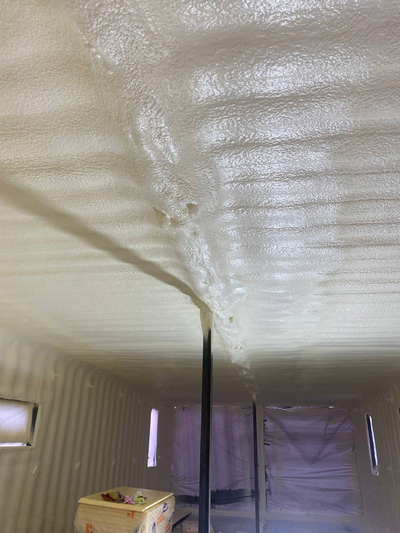 Утепление морского контейнера пенополиуретаном