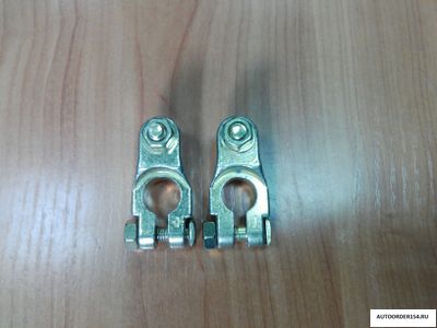 Клемма АКБ усиленная сплав омеднённая желтая (248 грамм)