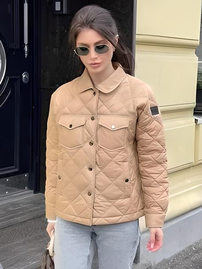 Весенняя стёганая куртка автоледи норвежского бренда Fergo Norge-338-mocco